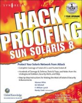 book Hack Proofing Sun Solaris 8