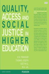 book Quality, Access and Social Justice in Higher Education