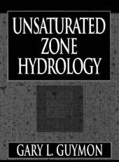 book Unsaturated Zone Hydrology