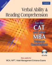 book Verbal Ability & Reading Comprehension For the CAT and other MBA Entrance Examinations