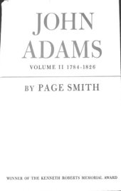 book John Adams: Volume II 1784-1826