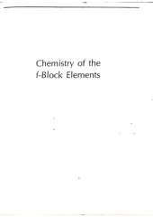 book Chemistry of the f-Block Elements