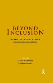 book Beyond Inclusion: The Practice of Equal Access in Indian Higher Education