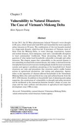 book Vulnerability to Natural Disasters: The Case of Vietnam’s Mekong Delta