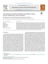 book Social support from bonding and bridging relationships in disaster recovery: Findings from a slow-onset disaster