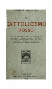 book Il Cattolicismo rosso. Studio sul presente movimento di riforma nel Cattolicismo