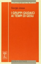 book I gruppi giudaici ai tempi di Gesù