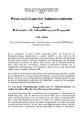 book Wesen und Gestalt des Nationalsozialismus