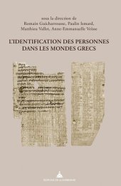 book L’identification des personnes dans les mondes grecs