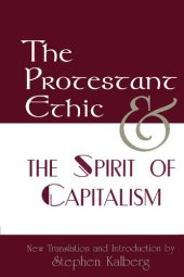 book The Protestant Ethic and the Spirit of Capitalism