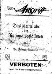 book Der Angriff - Das kleine ABC des Nationalsozialisten