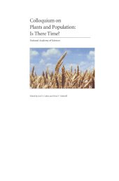 book Colloquium on Plants and Population: Is There Time?