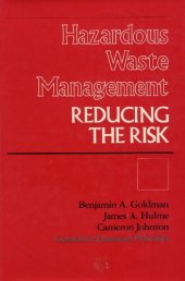 book Hazardous waste management : reducing the risk