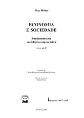 book Economia e Sociedade: fundamentos da sociologia compreensiva Vol. 2