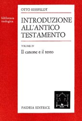 book Introduzione all'Antico Testamento. Il canone e il testo