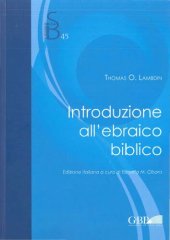 book Introduzione all’ebraico biblico