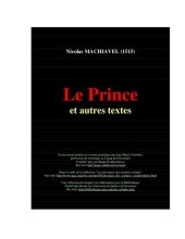 book Le Prince et autres textes