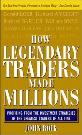 book How Legendary Traders Made Millions