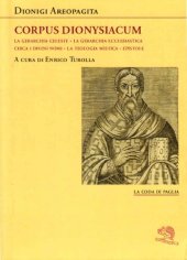 book Corpus Dionysiacum