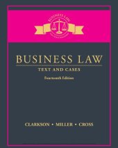 book Business law : text and cases.