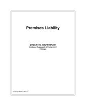 book Premises Liability