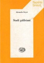 book Studi galileiani