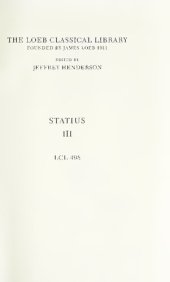 book Statius: Thebais (Libri VIII-XII). Achilleis