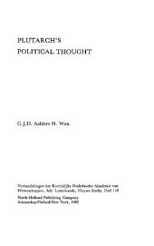 book Plutarch's political thought