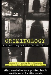 book Criminology: A Sociological Introduction