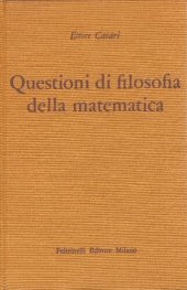 book Questioni di filosofia della matematica