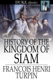 book History of the Kingdom of Siam