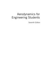 book Aerodynamics for Engineering Students (Seventh Edition)