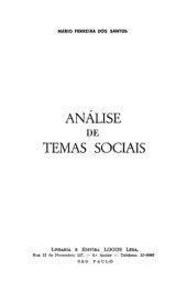 book Análise de Temas Sociais