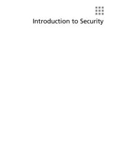 book Introduction to Security