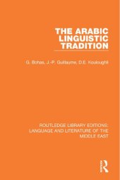 book The Arabic Linguistic Tradition