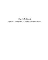 book The UX Book