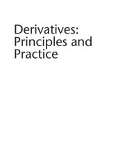 book Derivatives : Principles and Practice