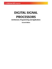 book Digital signal processors : architecture, programming and applications