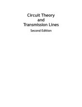 book Circuit Theory and Transmission Lines