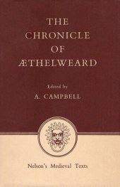 book Chronicon Æthelweardi. The Chronicle of Æthelweard