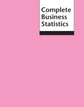 book Complete business statistics