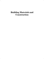 book Building Materials and Construction