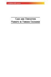 book Cash and Derivatives Markets in Foreign Exchange