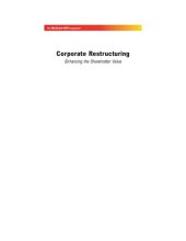 book Corporate restructuring : enhancing the shareholder value