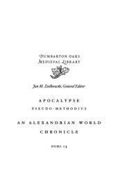 book Apocalypse of Pseudo-Methodius. An Alexandrian World Chronicle