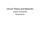 book Circuit Theory and Networks Analysis and Synthesis