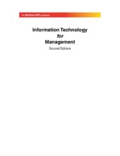 book Information Technology For Management