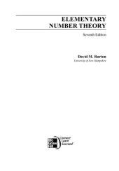 book Elementary number theory