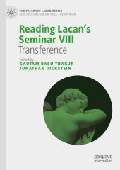 book Reading Lacan's Seminar VIII, Transference