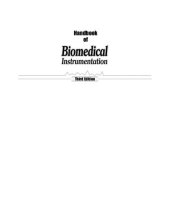 book HANDBOOK OF BIOMEDICAL INSTRUMENTATION